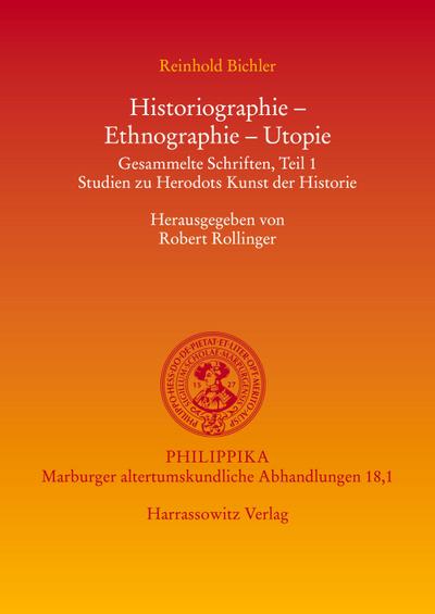 Historiographie - Ethnographie - Utopie.