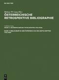 Bibliographie der österreichischen Zeitschriften 1704-1850