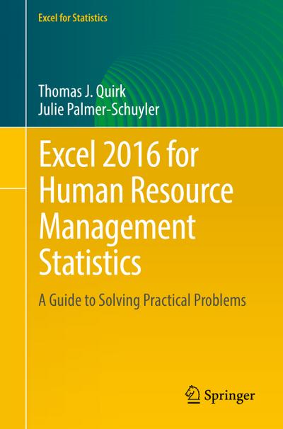 Excel 2016 for Human Resource Management Statistics