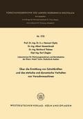 Über die Ermittlung von Schnittkräften und das statistische und dynamische Verhalten von Verzahnmaschinen