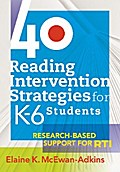 40 Reading Intervention Strategies for K6 Students