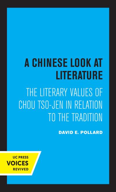 A Chinese Look at Literature