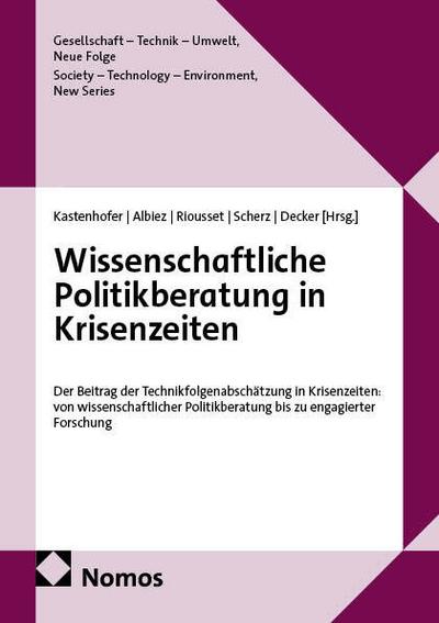 Wissenschaftliche Politikberatung in Krisenzeiten