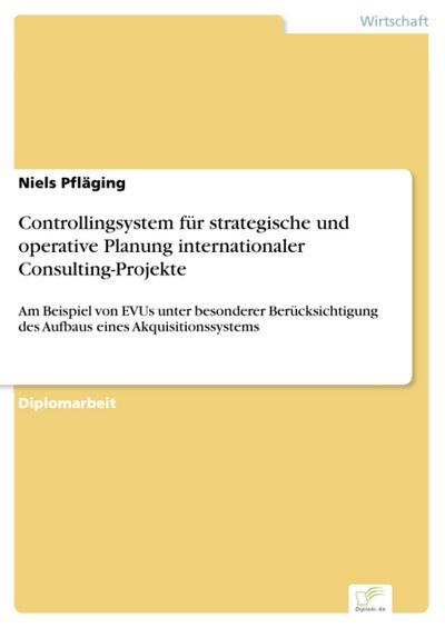 Controllingsystem für strategische und operative Planung internationaler Consulting-Projekte