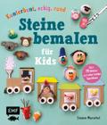 Kunterbunt, eckig, rund - Steine bemalen für Kids