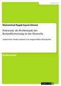 Polysemie als Problematik der Koranübersetzung in 