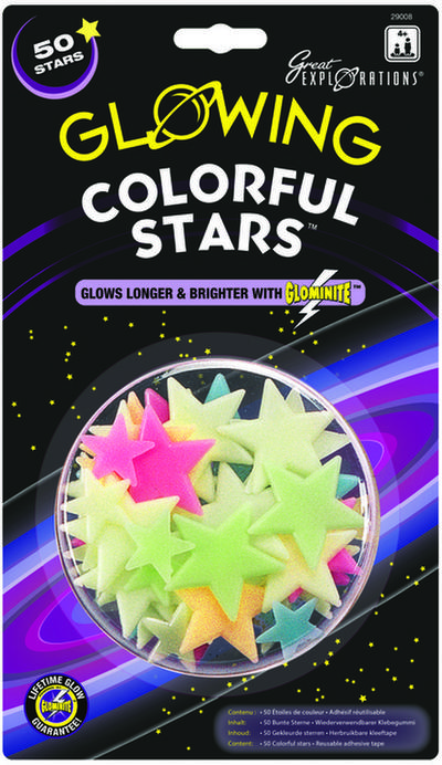 Glowing Colorful Stars
