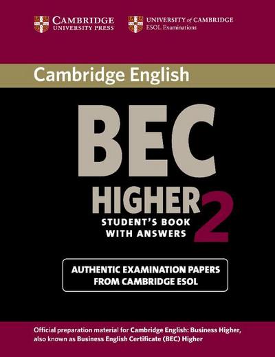 Cambridge Bec 2 Higher Student’s Book with Answers