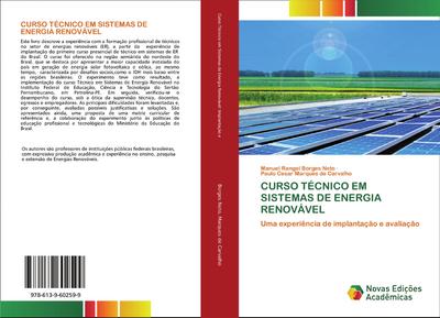CURSO TÉCNICO EM SISTEMAS DE ENERGIA RENOVÁVEL