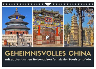 Geheimnisvolles China 2026 (Wandkalender 2026 DIN A4 quer), CALVENDO Monatskalender