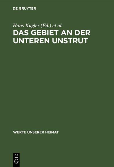 Das Gebiet an der unteren Unstrut
