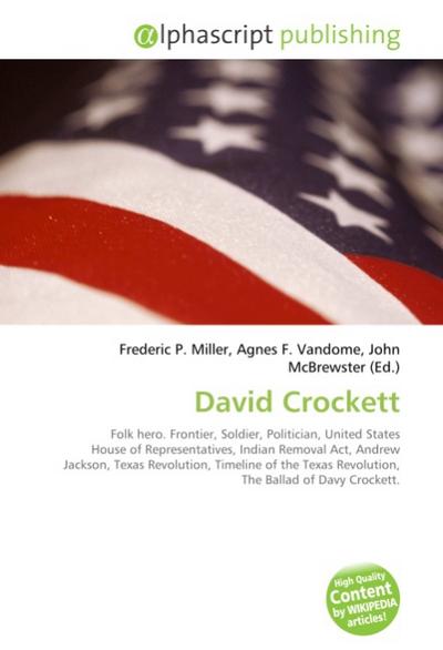 David Crockett - Frederic P. Miller