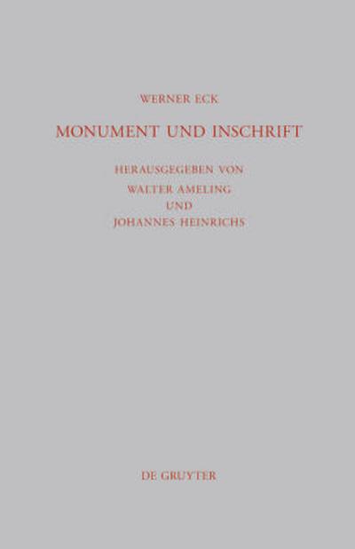 Monument und Inschrift