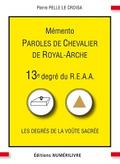 Mémento 13e degré du R.E.A.A.