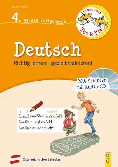 Lernen mit Teo und Tia Deutsch - 4. Klasse Volksschule mit CD