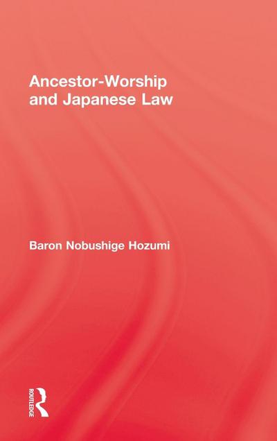 Ancestor Worship & Japanese Law