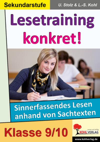 Lesetraining konkret! 9./10. Schuljahr