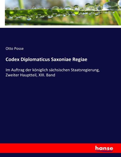 Codex Diplomaticus Saxoniae Regiae