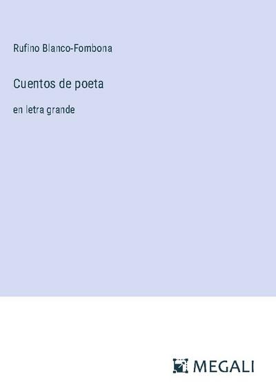 Cuentos de poeta