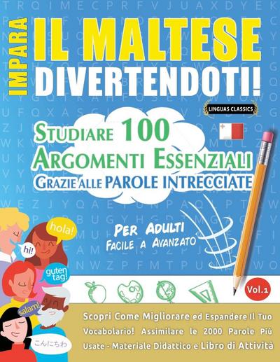 IMPARA IL MALTESE DIVERTENDOTI! - PER ADULTI