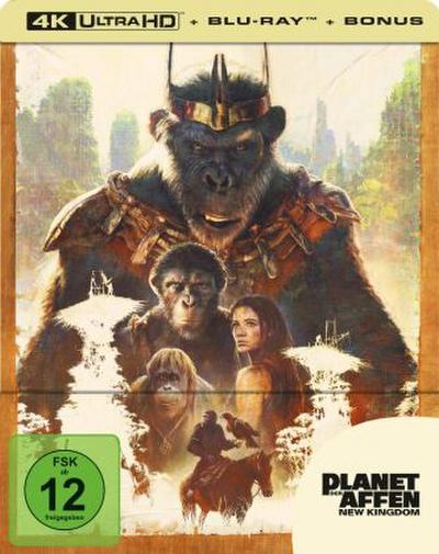 Planet der Affen: New Kingdom, 1 4K UHD-Blu-ray + 1 Blu-ray (Limited Steelbook)