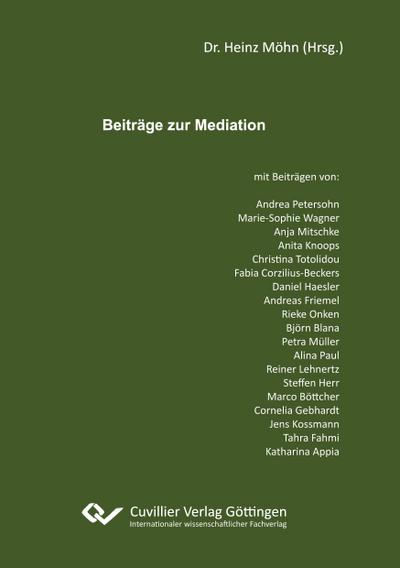 Beiträge zur Mediation