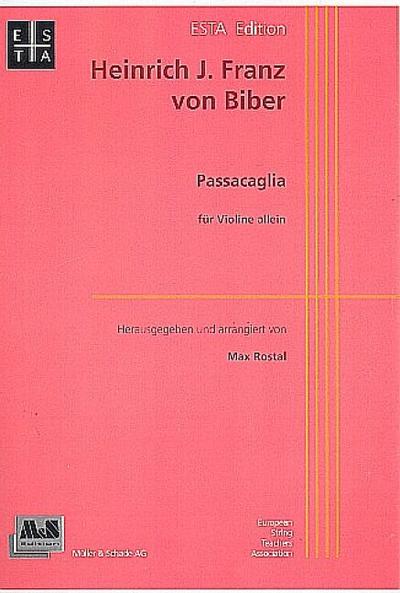 Passacagliafür Violine solo