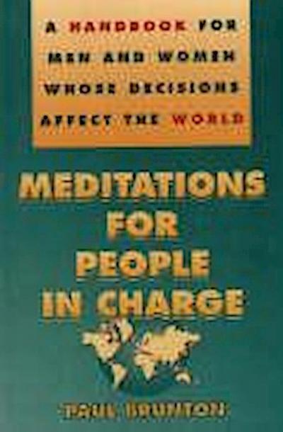 Meditations for People in Charge