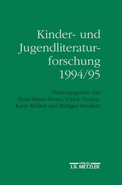 Kinderliteraturforschung und Jugendliteraturforschung 1994/95