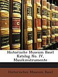 Historische Museum Basel Katalog No. IV, Musikinst