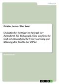 Didaktische Beiträge im Spiegel der Zeitschrift fü
