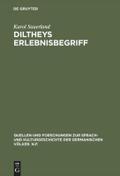 Diltheys Erlebnisbegriff
