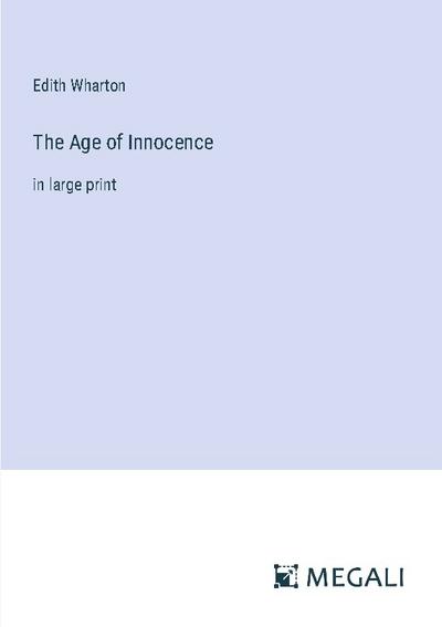 The Age of Innocence