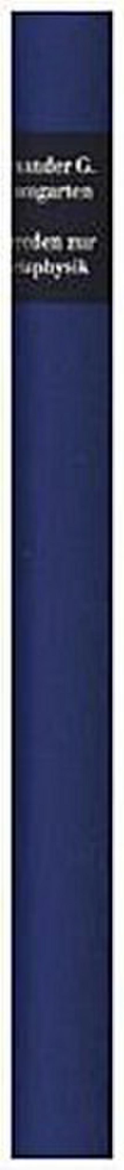 Die Vorreden zur Metaphysik