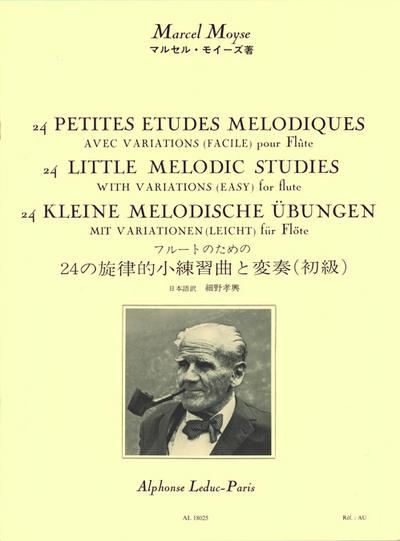 24 petites études mélodiquesavec variations pour flûte