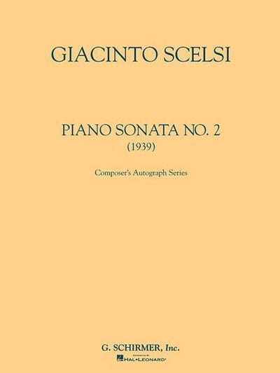 Sonata No. 2 (1939): Piano Solo