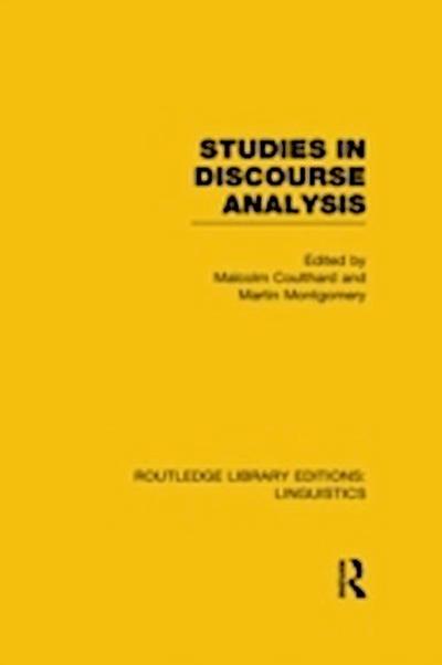Studies in Discourse Analysis