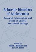 Behavior Disorders of Adolescence