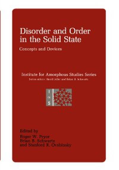 Disorder and Order in the Solid State