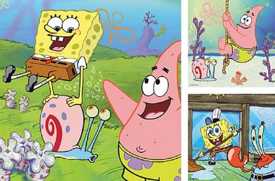 SpongeBob und Freunde. Puzzle 3 X 49 Teile
