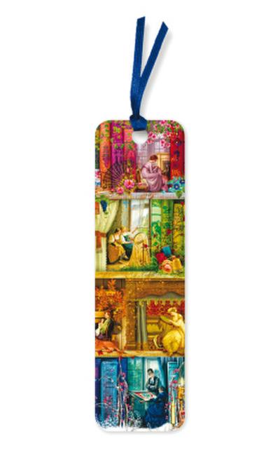 10er-Verpackungseinheit Lesezeichen: Aimee Stewart, Bücherregal Carpe Diem