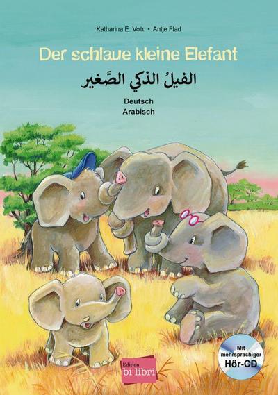 Der schlaue kleine Elefant - Deutsch-Arabisch