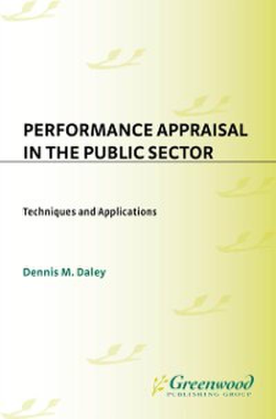 Performance Appraisal in the Public Sector