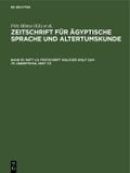 Festschrift Walther Wolf zum 70. Geburtstag, Heft 1/2
