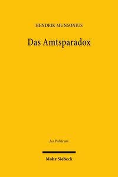 Das Amtsparadox