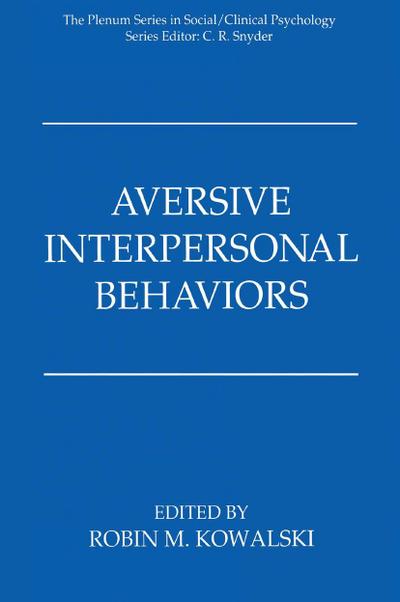 Aversive Interpersonal Behaviors