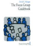 The Focus Group Guidebook