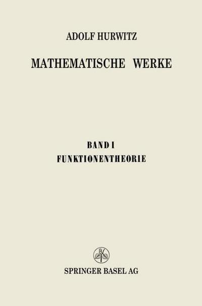 Mathematische Werke