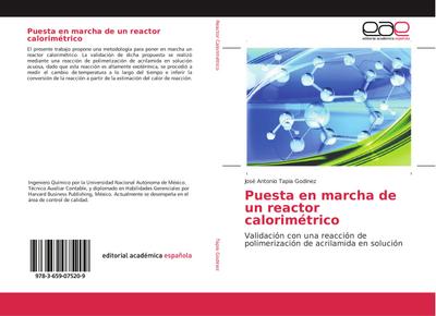 Puesta en marcha de un reactor calorimétrico