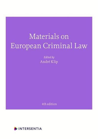 Klip, A: Materials on European Criminal Law